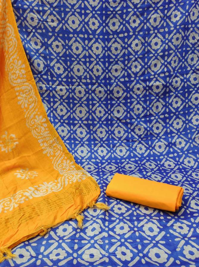 Rnx Batik Print 1 Regular Wear Cotton Printed Designer Dress Material Collection